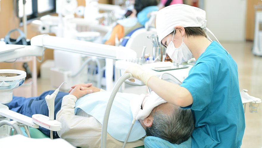 当院では患者様ごとに専属の歯科衛生士がサポートさせて頂いております。
